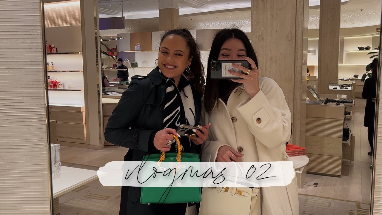 VLOGMAS EP. 02: SHOPPING IN HARRODS WITH CASSIE THORPE | ALYSSA LENORE