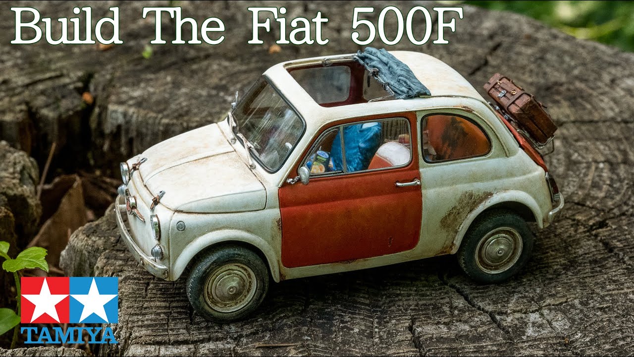 Build The TAMIYA FIAT 500 F タミヤ フィアット500F (車の模型)を作る