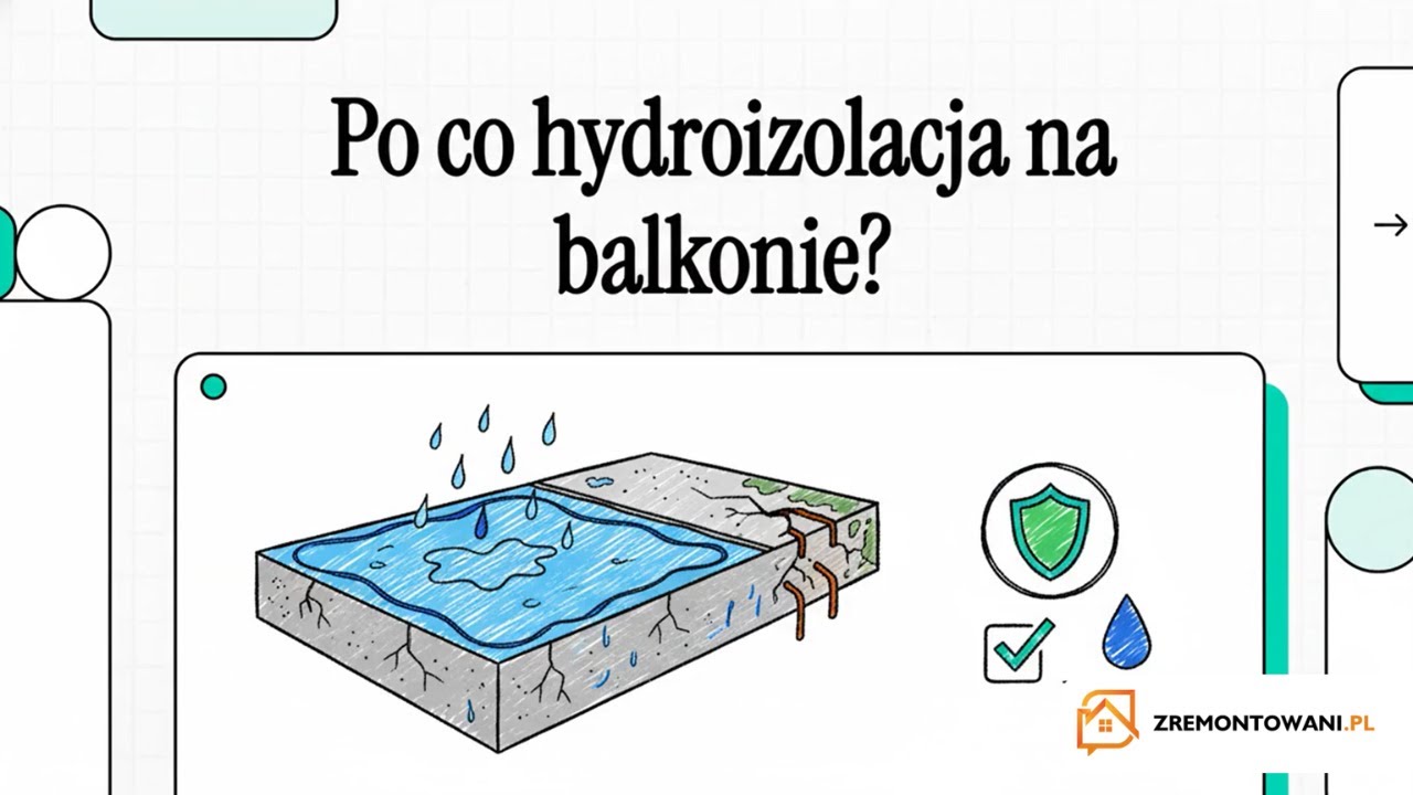 Po co hydroizolacja na balkonie? Najczęstsze błędy i poprawne rozwiązanie. Zremontowani.pl