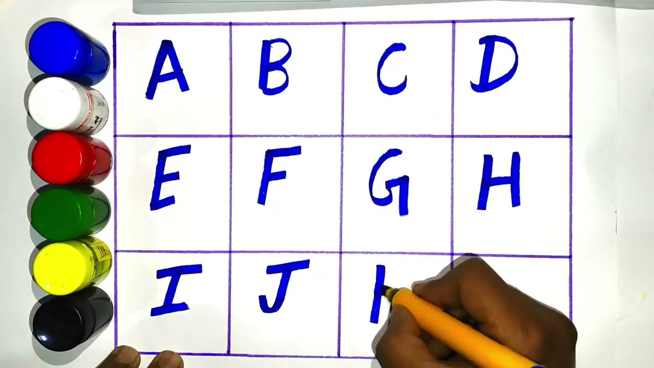 abcd, abcde, a for apple b for ball C for cat, alphabets, phonics song3