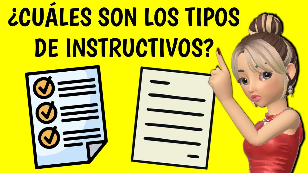 Tipos de instructivos 😲 Recon&oacute;celos f&aacute;cilmente ✅
