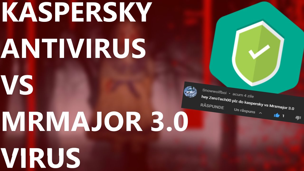 Kaspersky Antivirus VS MrsMajor 3.0 Virus!