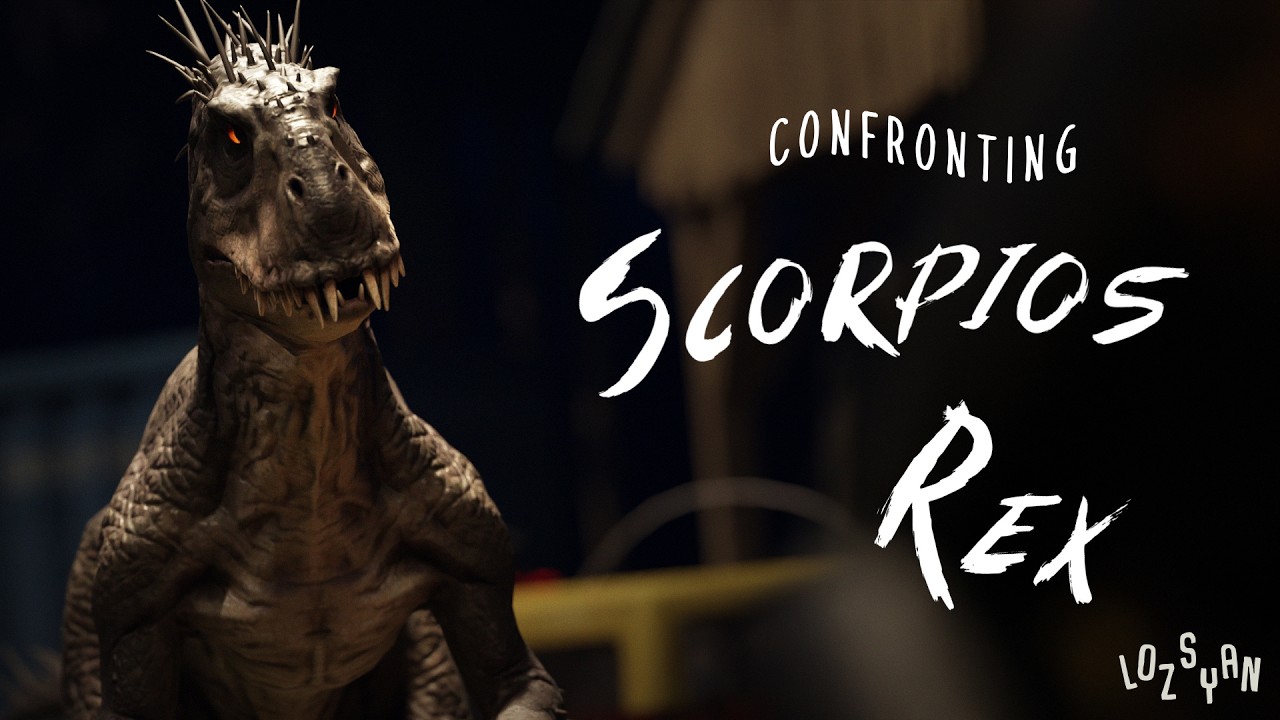 Confronting Scorpios Rex | Jurassic World Animation