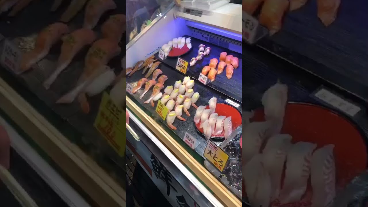 唐戸市場来た　飯テロ　寿司　海老フライ　ゴリンドルジッパー