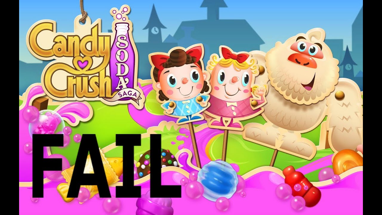 Candy Crush Soda Saga - NEW levels for me 17 - 21 (failed level 21)