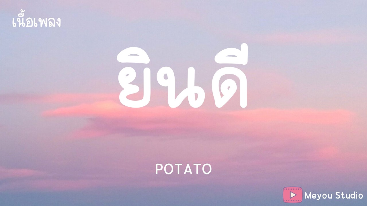 ยินดี   -  POTATO  (เนื้อเพลง)