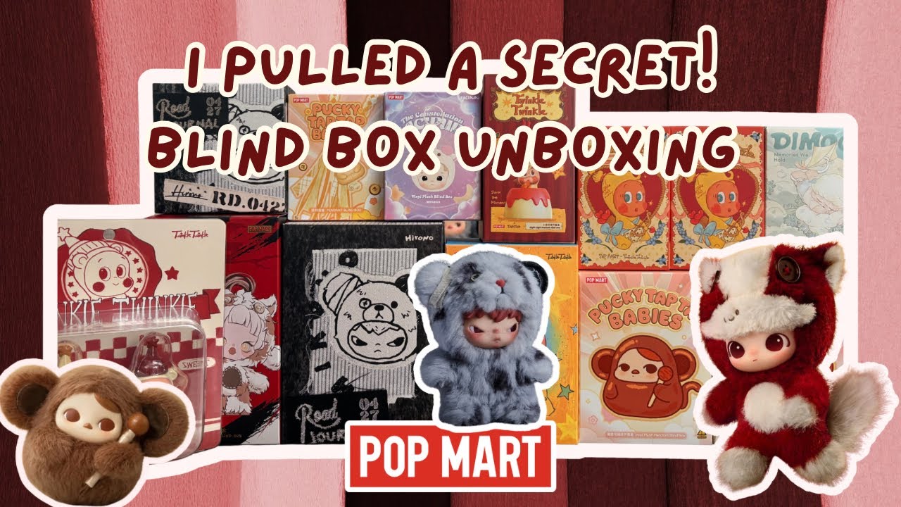 I PULLED A SECRET! 🥹😭 BLIND BOX UNBOXING ✨
