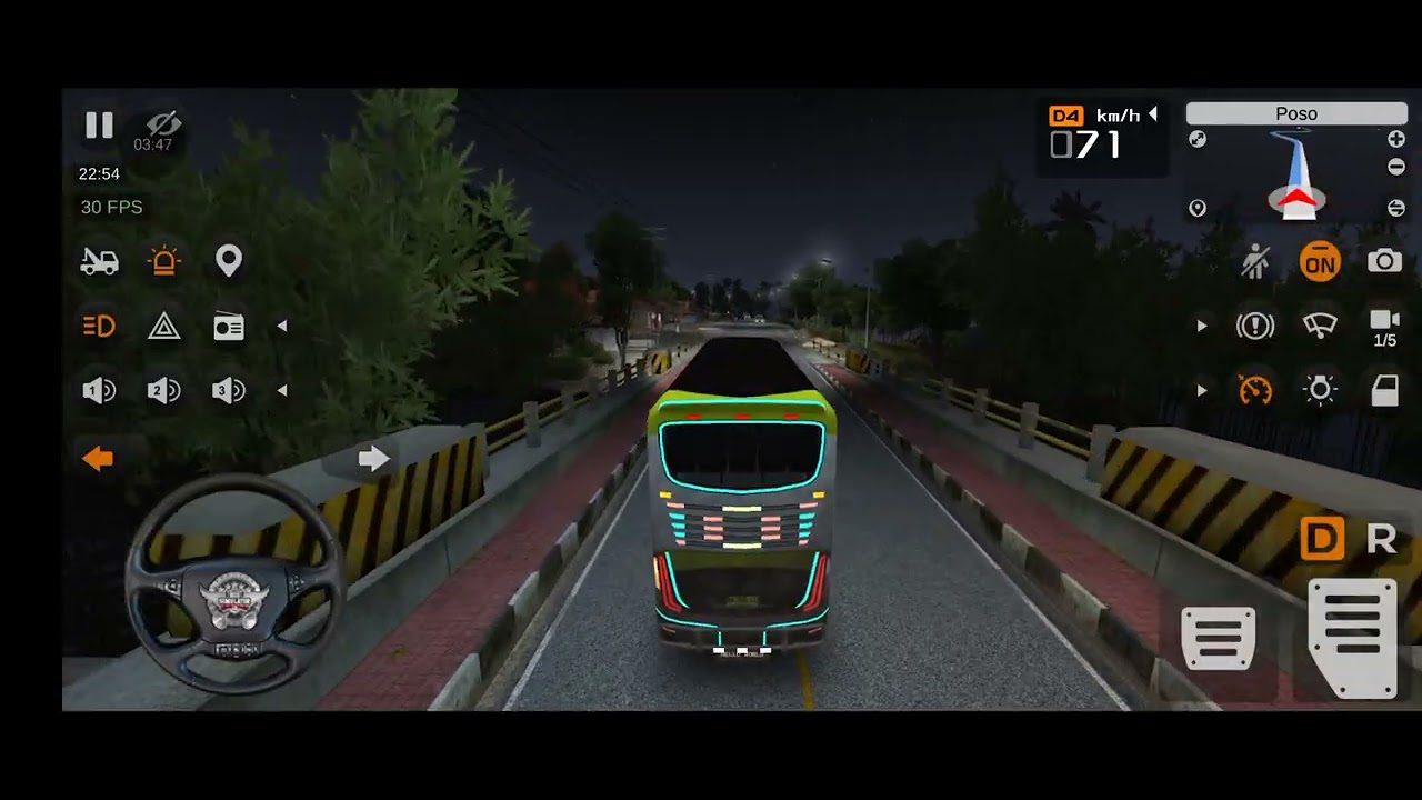 ​রাতে হাইওয়েতে বাস চালানো অনেক কঠিন! 🌙🇧🇩 | Bus Simulator Gameplay ​ 😱😱😱😱😱😱