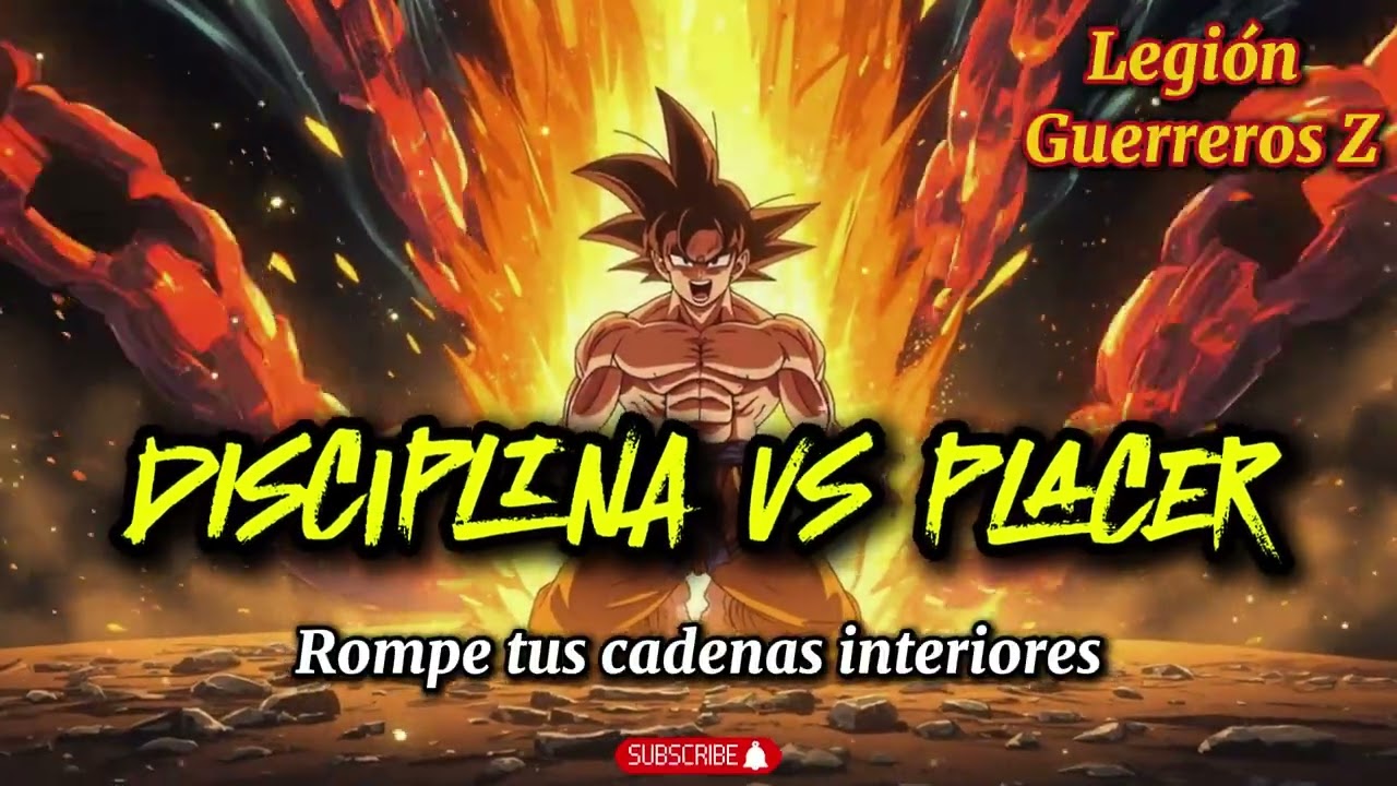 DISCIPLINA VS PLACER | GOKU ROMPE SUS CADENAS 🔥 Supera el Dolor, Controla tu Mente 💪 Motivación