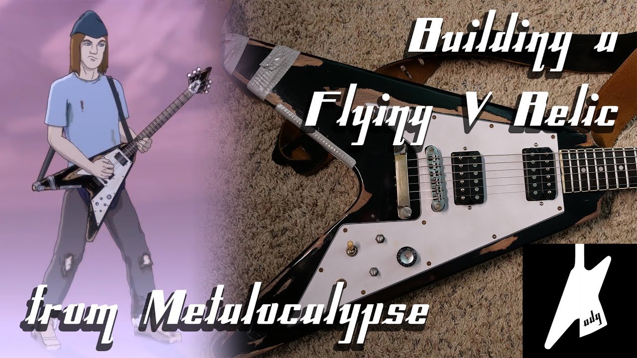 I BUILT A FLYING V RELIC - Toki's guitar from Metalocalypse: The Doomstar Requiem