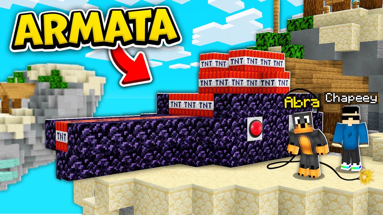 CHAPEEY zrobił DZIAŁAJĄCĄ ARMATĘ na BED WARS! 💣 (100+ TNT)