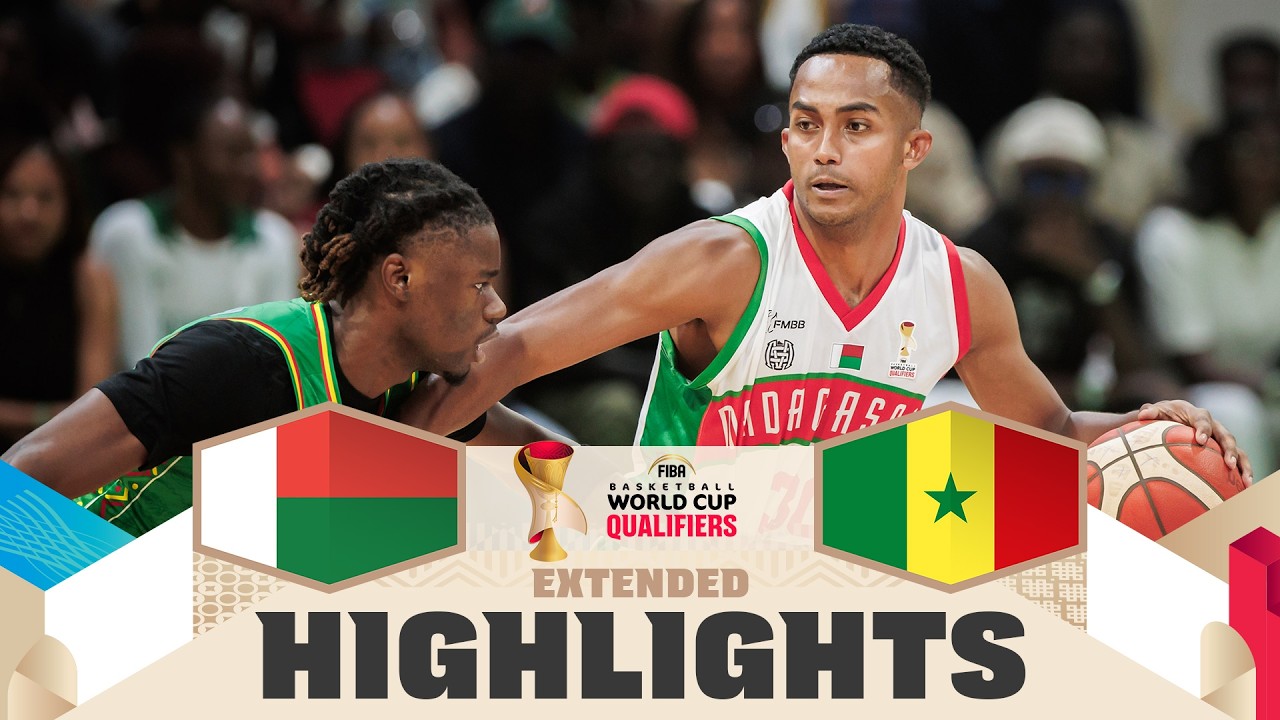 Madagascar 🇲🇬 v Senegal 🇸🇳 | Extended Highlights | FIBA Basketball World Cup 2027 African Qualif.