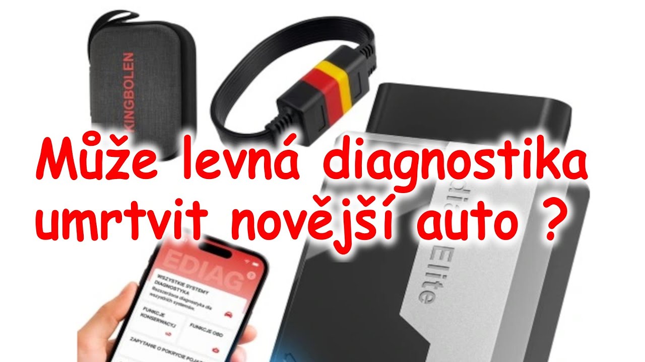 Otevřená recenze diagnostiky KINGBOLEN Ediag Elite Bluetooth - doživotní aktualizace