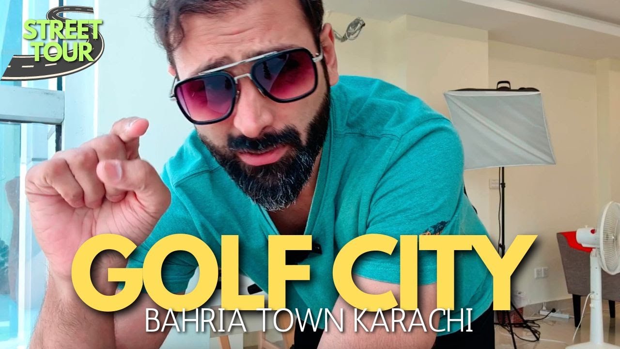 [2024] The Best Area For Residence in Golf City Bahria Town Karachi - Street Tour 