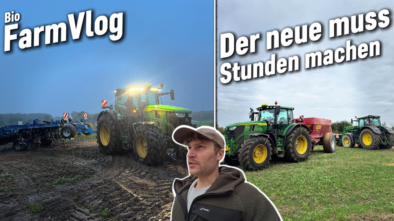 Wettkampf gegen die Zeit verloren.. Unser neuer Trecker muss ran / Vlog 204