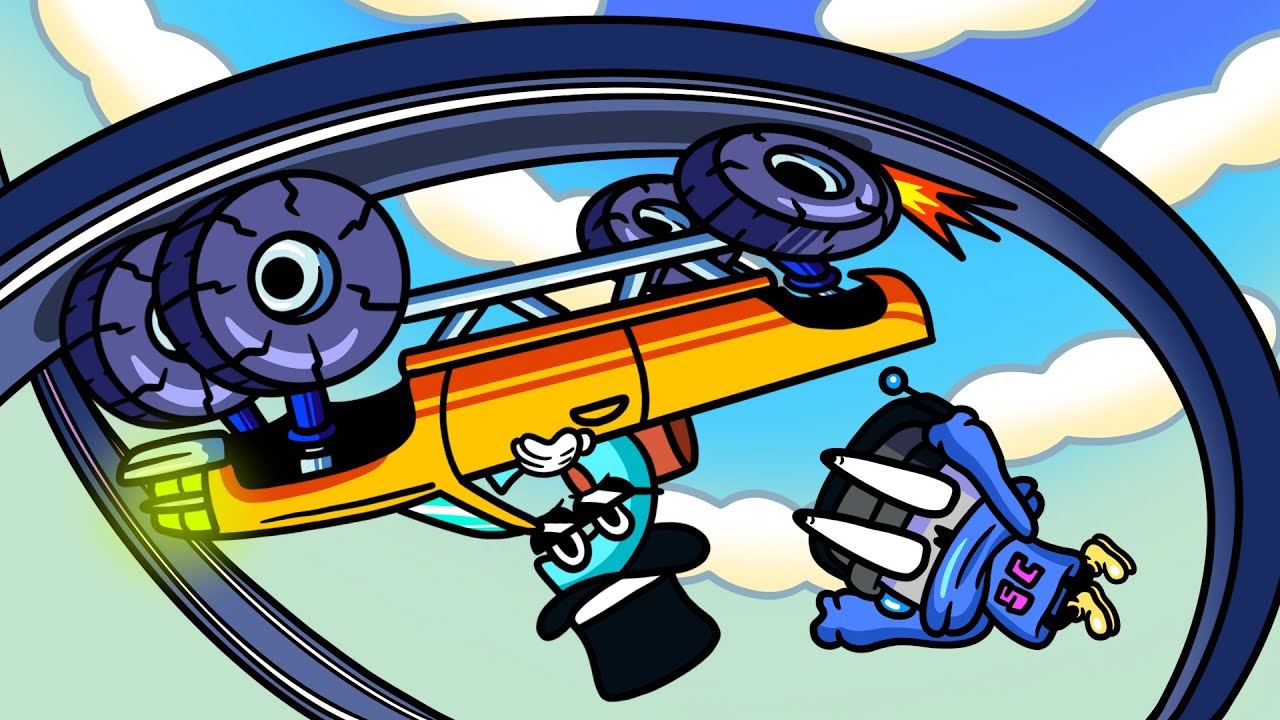 We Blast a Monster Truck Through a Giant Loop in Turbo Dismount 2!