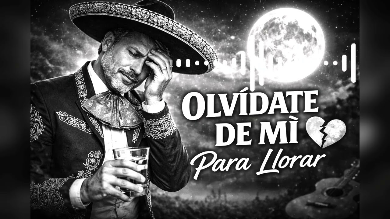 Olvídate de Mí  |cancion Para Llorar 💔🎺 | Ranchera De Desamor Profundo