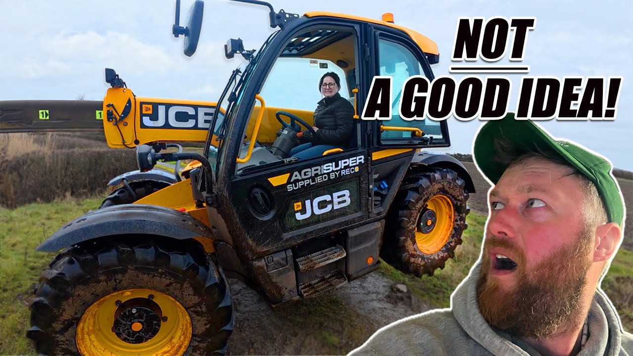 WHAT HAPPENS WHEN EVIE DRIVES THE JCB?