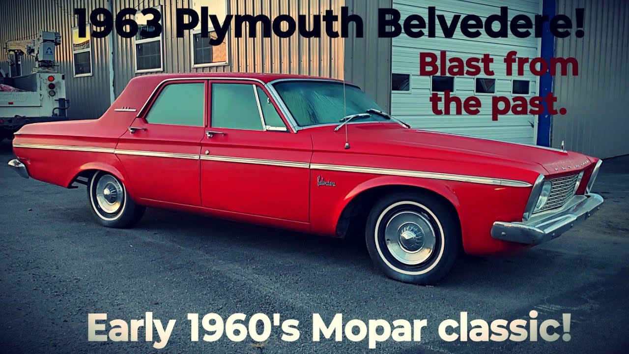 1963 Plymouth Belvedere. Early 60's Mopar classic!