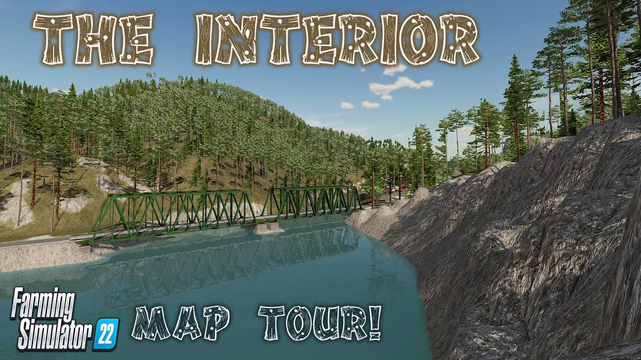 &ldquo;THE INTERIOR&rdquo; FS22 MAP TOUR! | NEW MOD MAP! | Farming Simulator 22 (Review) PS5.