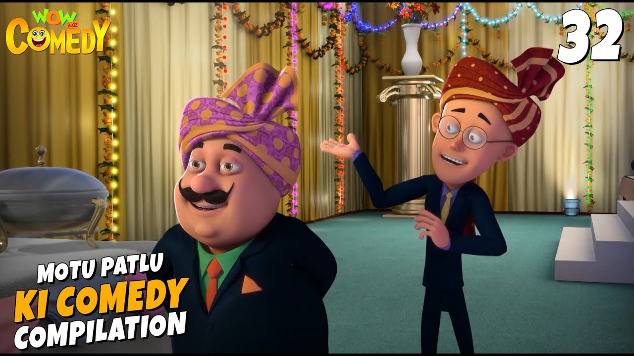 Motu Patlu Ki Comedy | season 14 Compilation | 32 | Cartoons for Kids | Wow Kidz Comedy