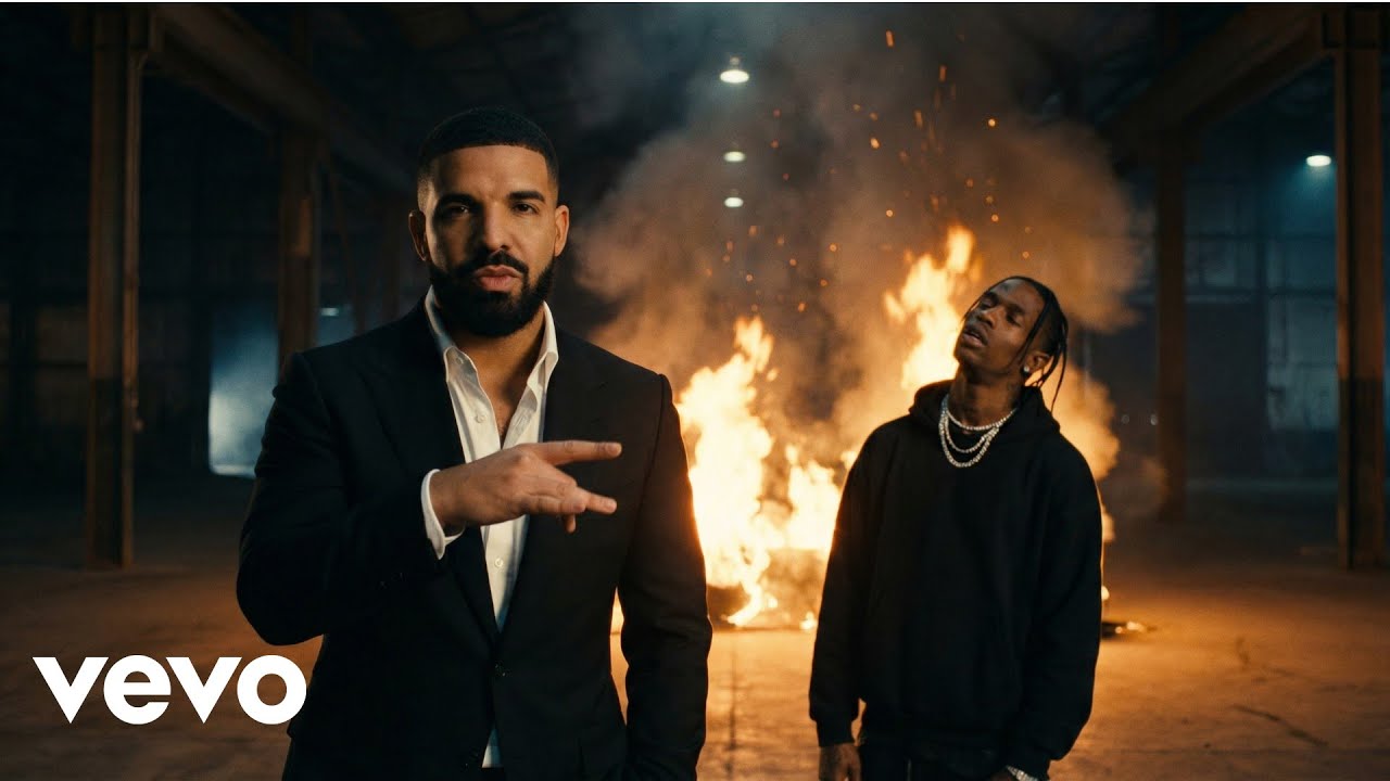 Drake, Travis Scott - Top 3 Spotify Playlist (ft.Drake,Tyga) Official Lyrics Video)