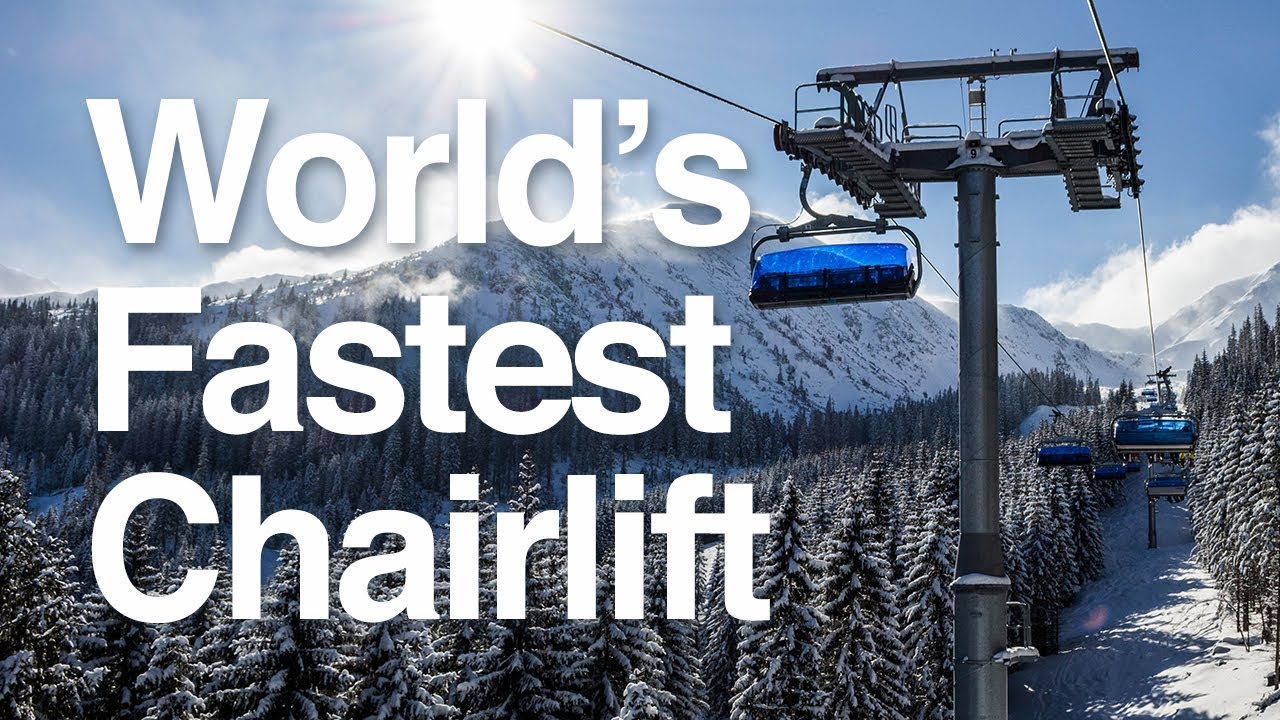 Jochbahn - the fastest 8-seater chairlift in the world
