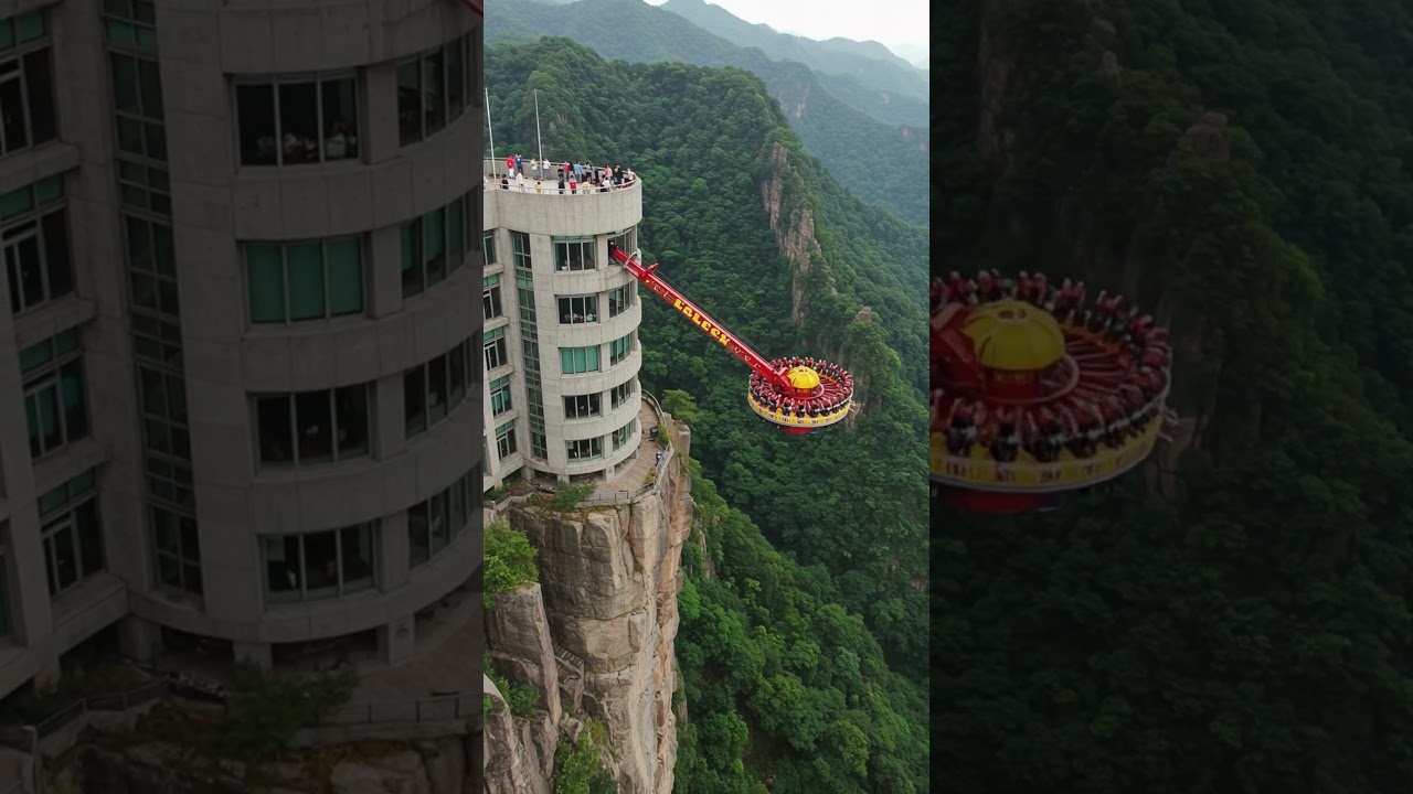 &ldquo;POV: The Ride Breaks While You&rsquo;re Hanging Over a Canyon 😨&rdquo;#shorts #scary