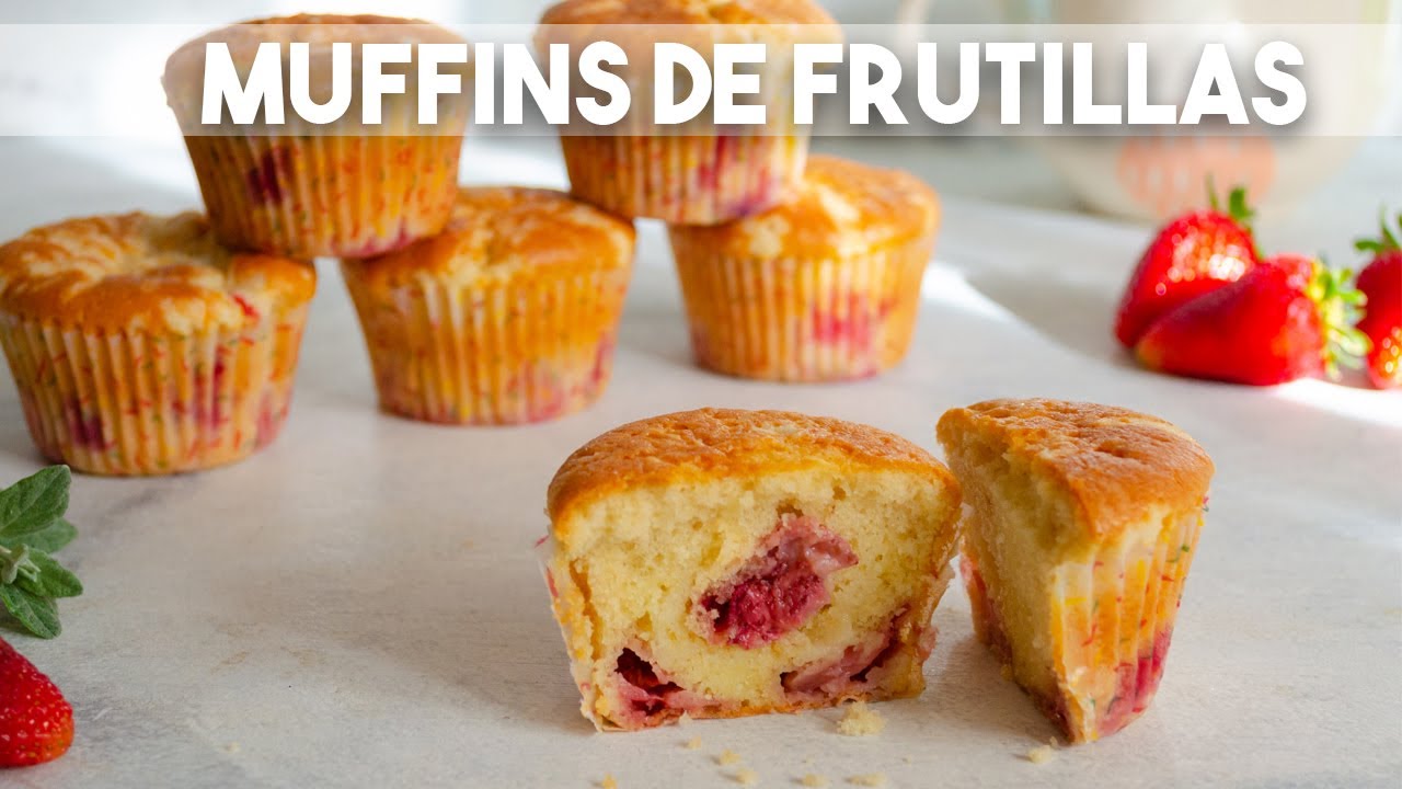 MUFFINS DE FRUTILLA | MATIAS CHAVERO