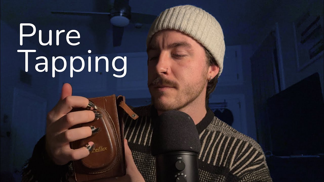 Intentional Tapping on Textured Objects for Relaxation | ASMR (No Talking)