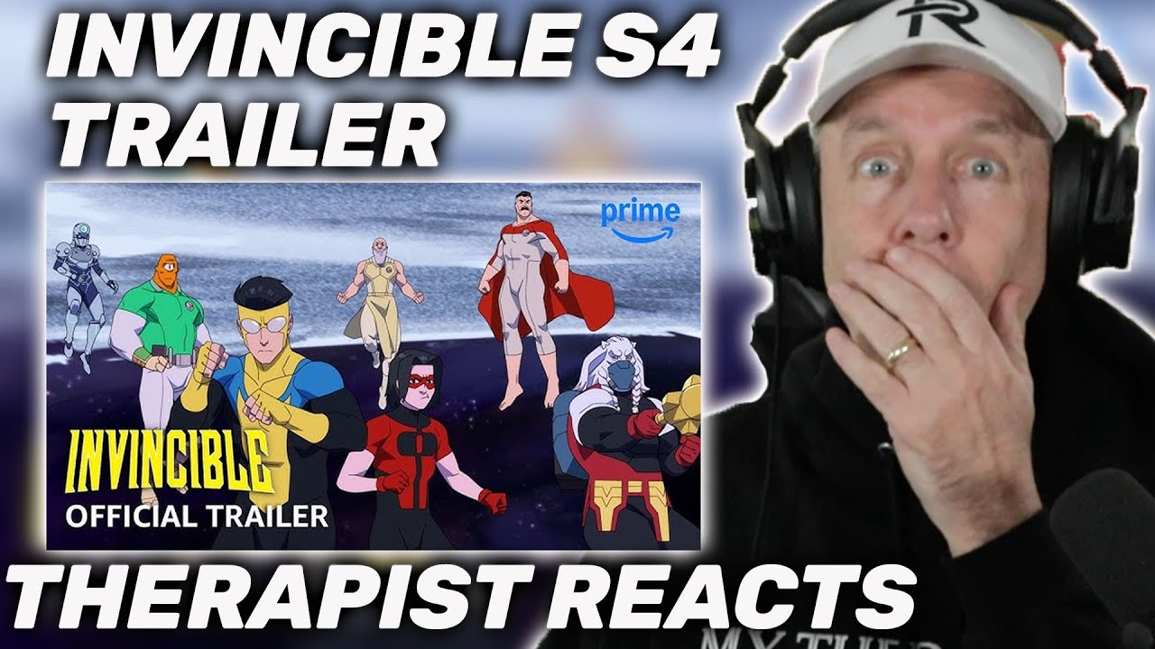 Therapist REACTS to Invincible - Season 4 Official Trailer (FIRST REACTION!!!)
