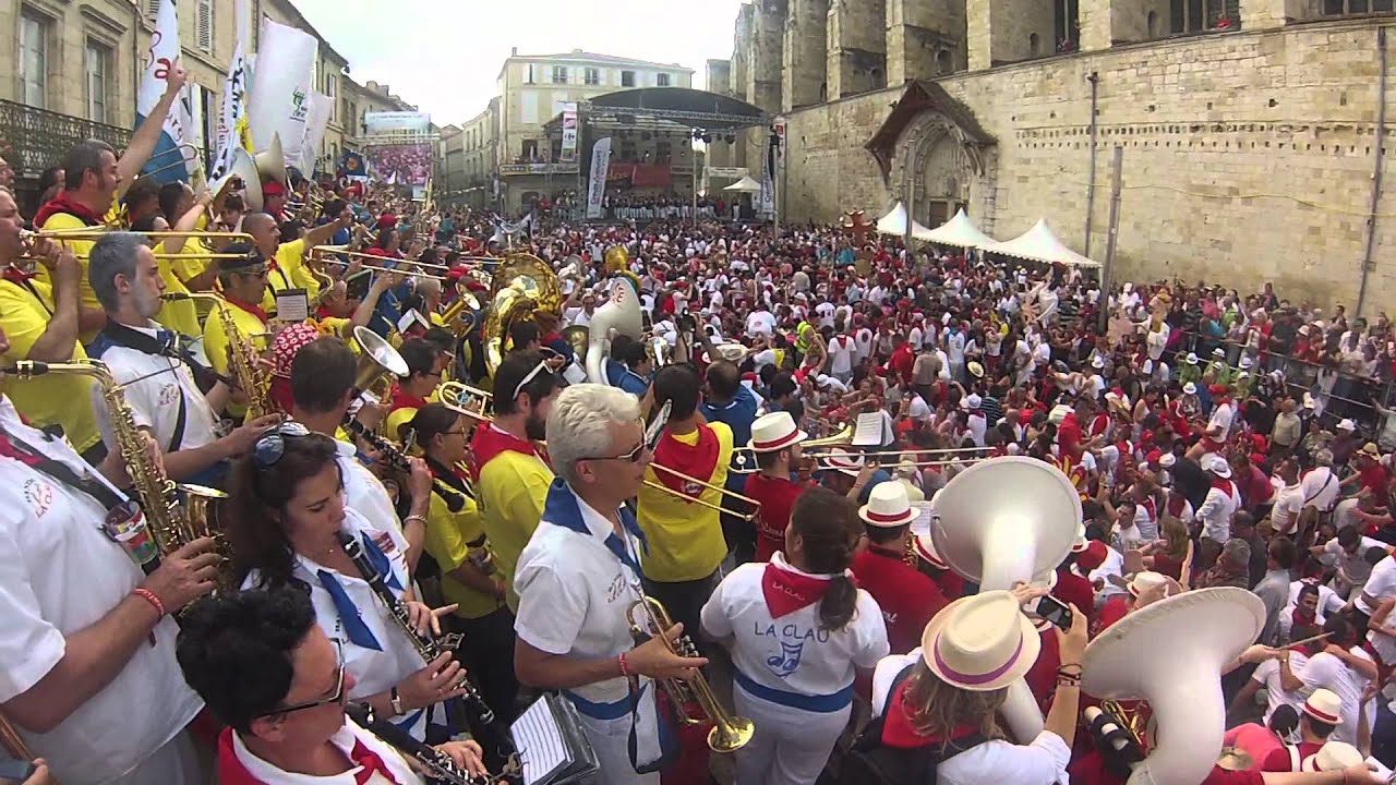 Festival de banda à Condom 2014, l'Encantada avec la go pro