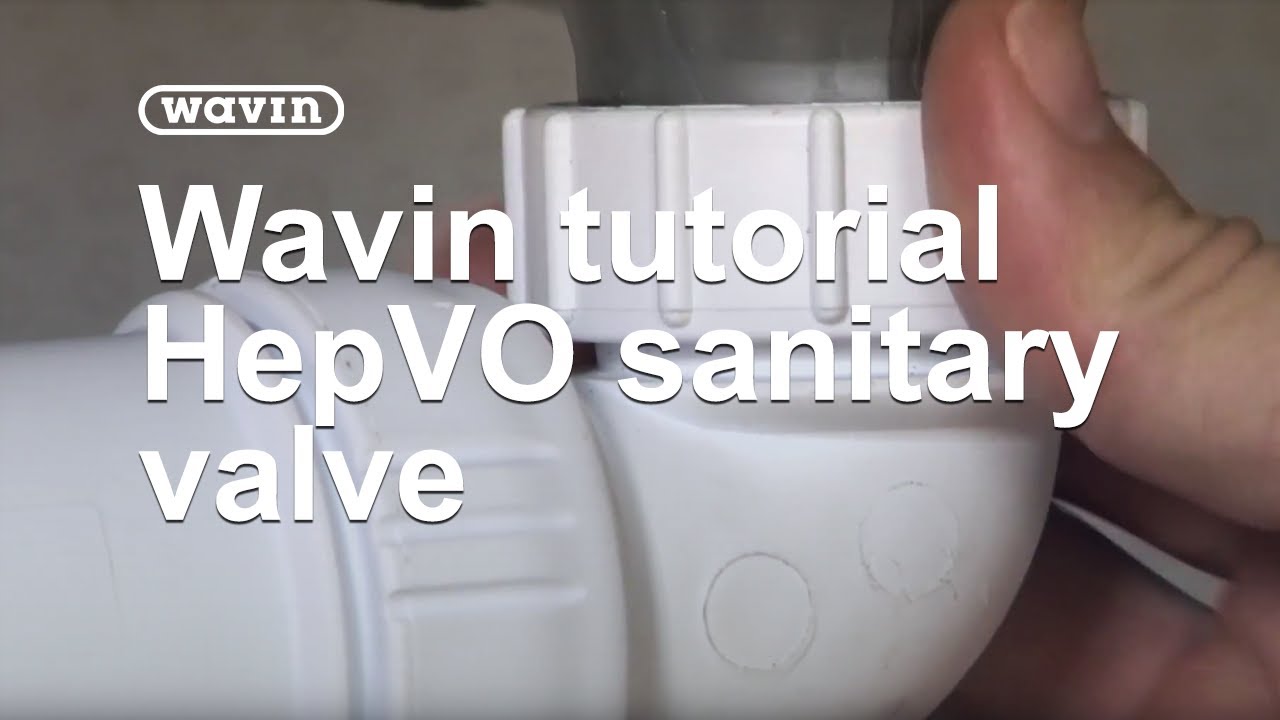 HepVO sanitary waste valve - how it works - USA