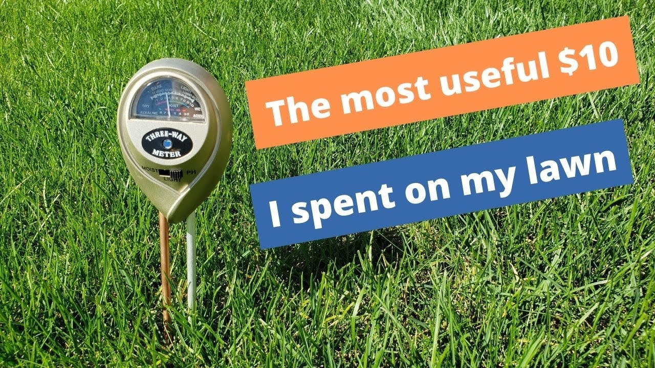 Simple lawn PH tester (Easy way to check PH, Moisture and Sunlight without taking soil samples)