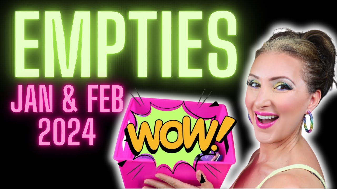 BEAUTY EMPTIES || January & February 2024 || Makeup, Skincare, Haircare, Hygiene Products || Reviews
