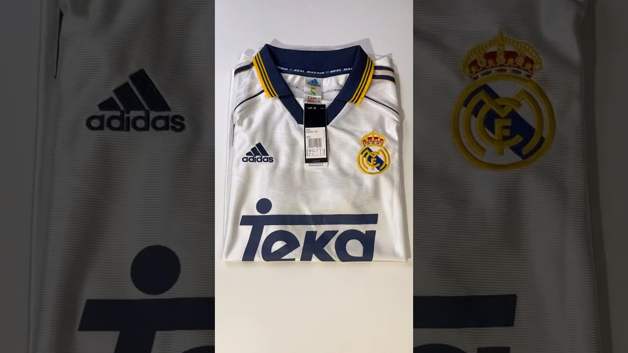 Retro 98-00 Real Madrid home No.7 Raul # jersey # football # Real Madrid # Raul # retro jersey