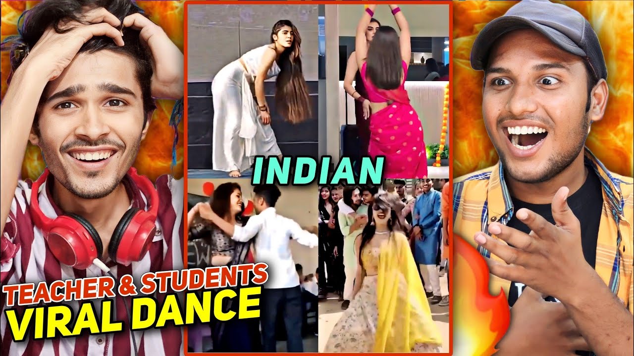 Indian Collage Girls X Students & Teachers Farewell Dance Edits + Reels Reaction 😂🔥 | V2funreacts
