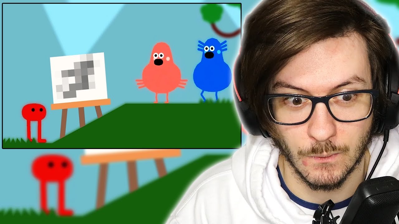 Реакция Daxellz на Let's Game It Out: Почему игры не должны позволять мне рисовать Pikuniku