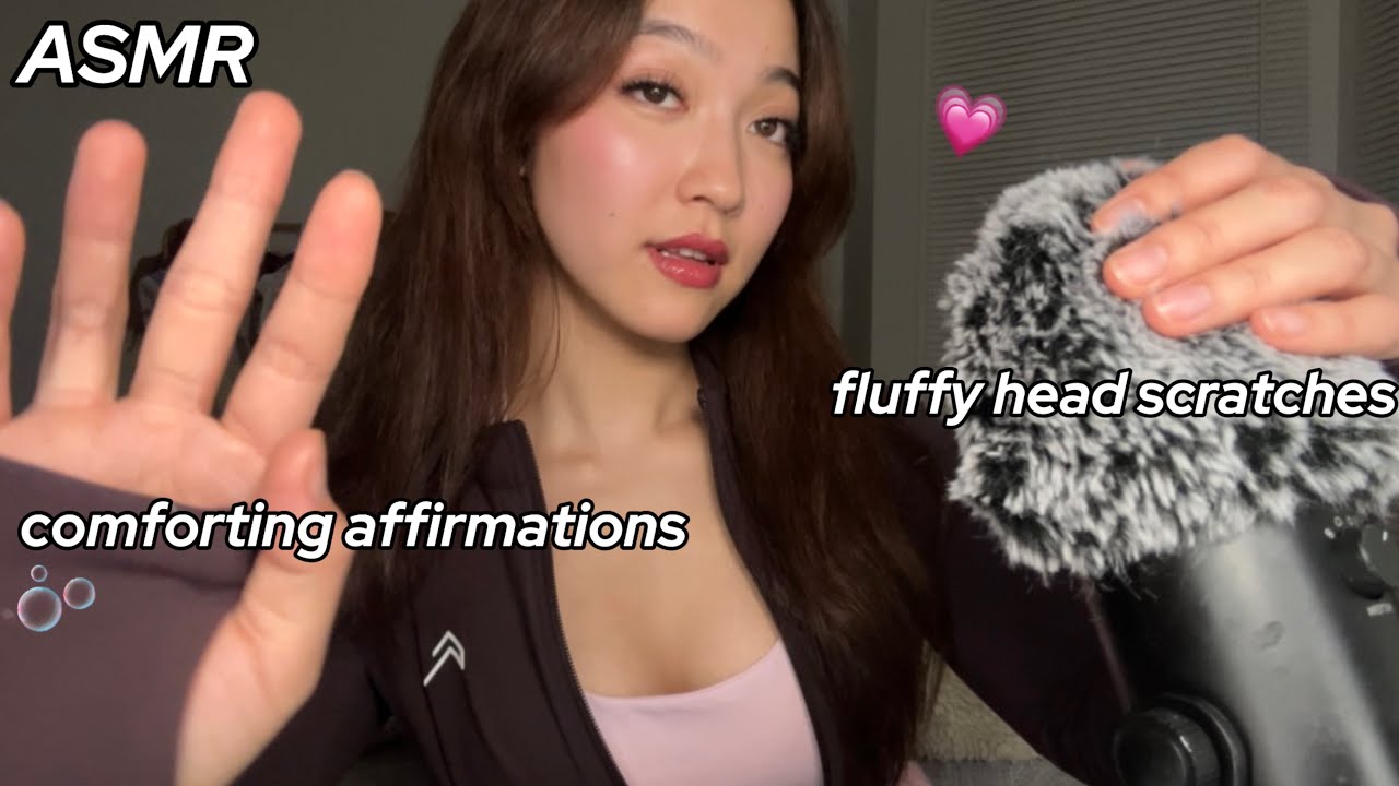 ASMR Breathy Whispers & Head Scratches For Comfort 🫶🏻 Negative Energy Plucking