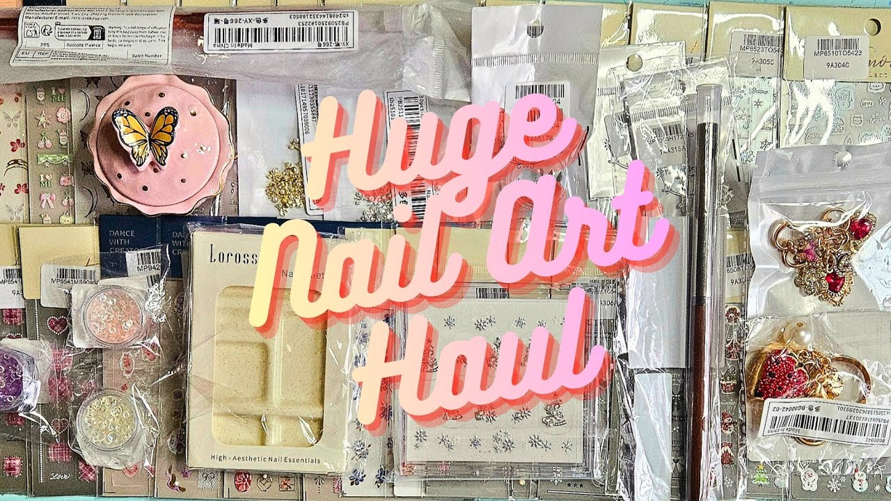 Massive Nail Art Haul from Aliexpress and Shein 