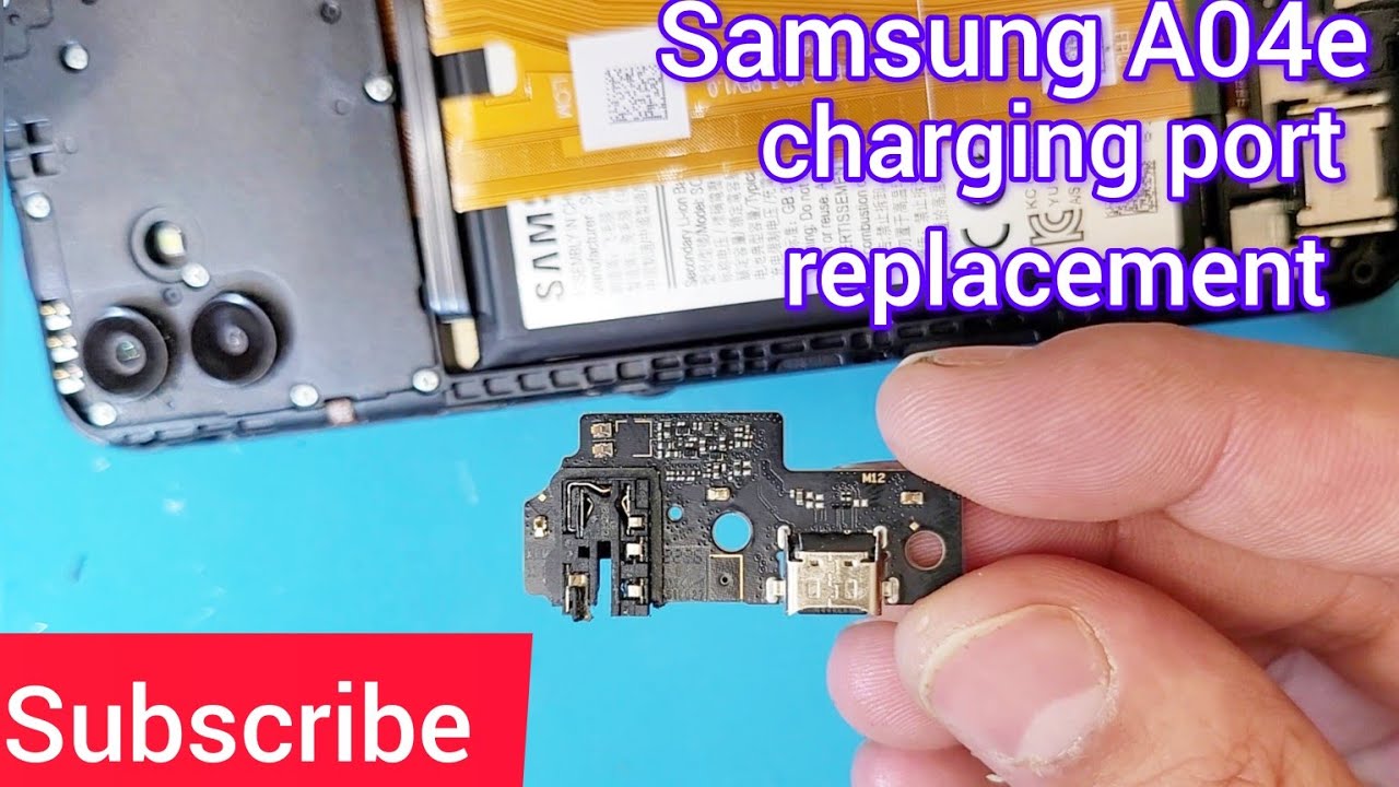 Samsung Galaxy A04e charging port replacement/USB cable ways