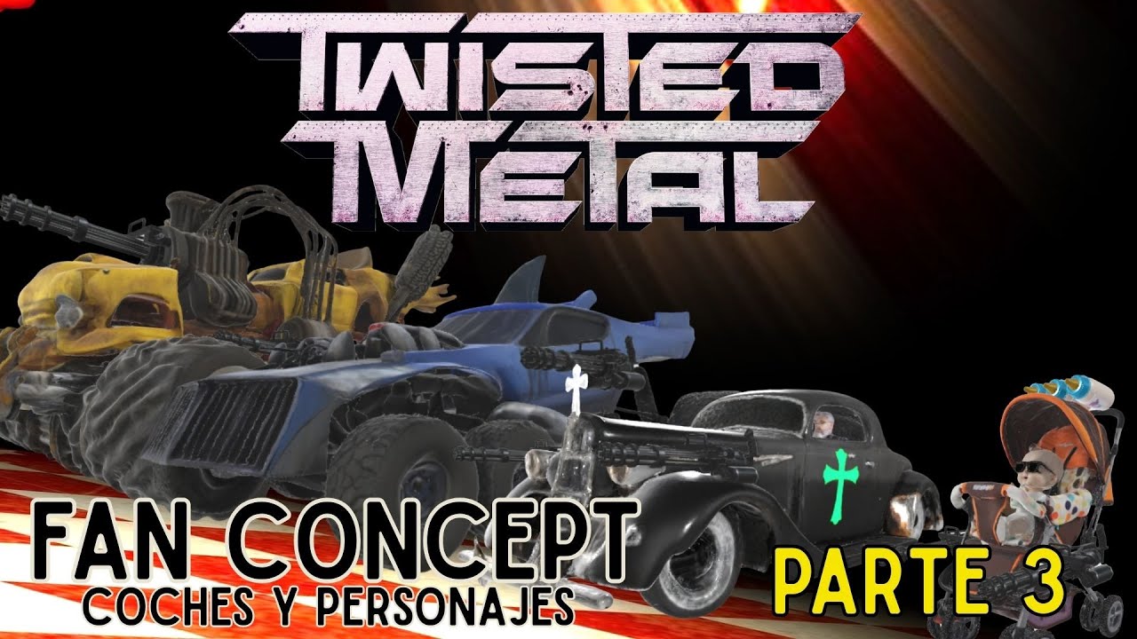 Twisted Metal REMAKE 3: Autos y personajes en estilo realista | Fan Concept