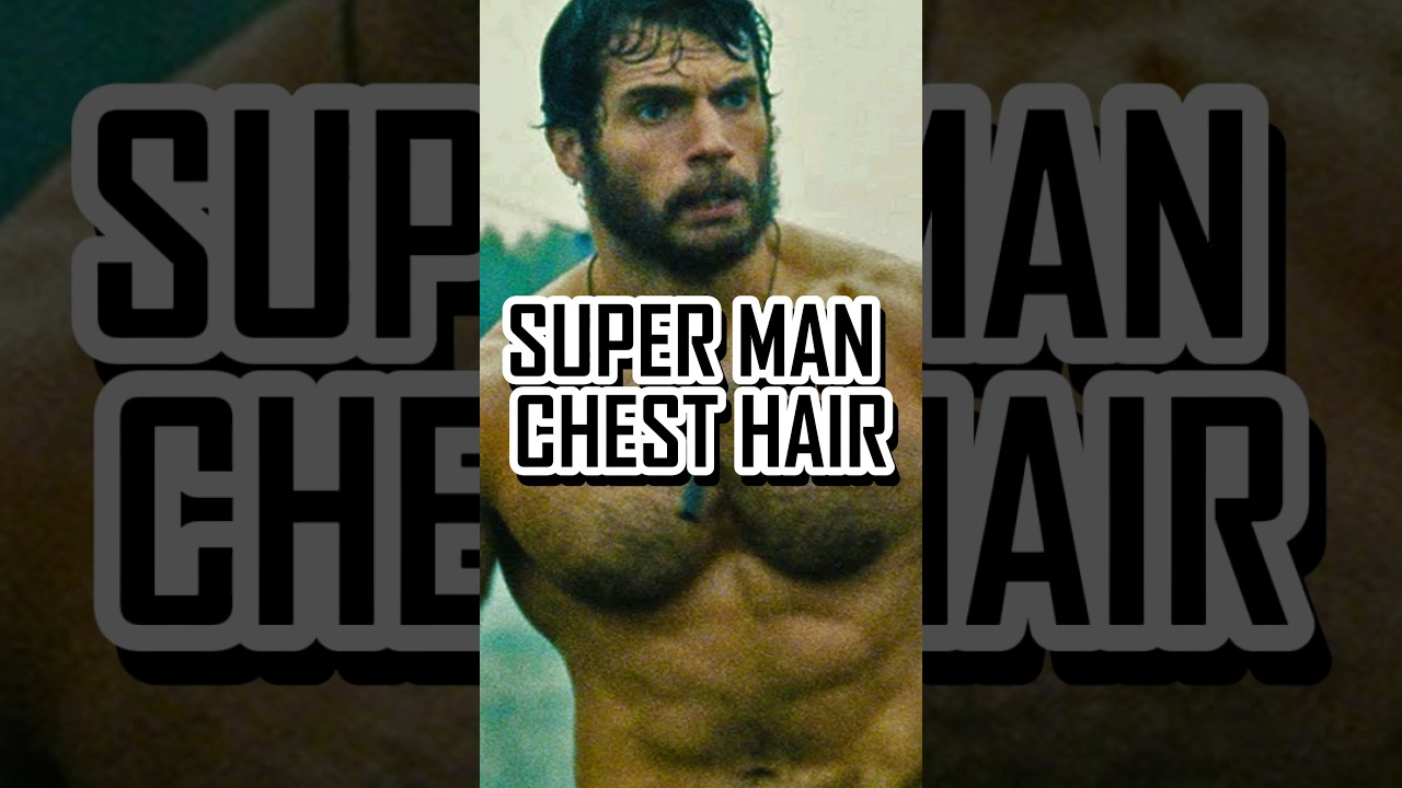 Superman chest hair, Man of steel #shorts  #dc