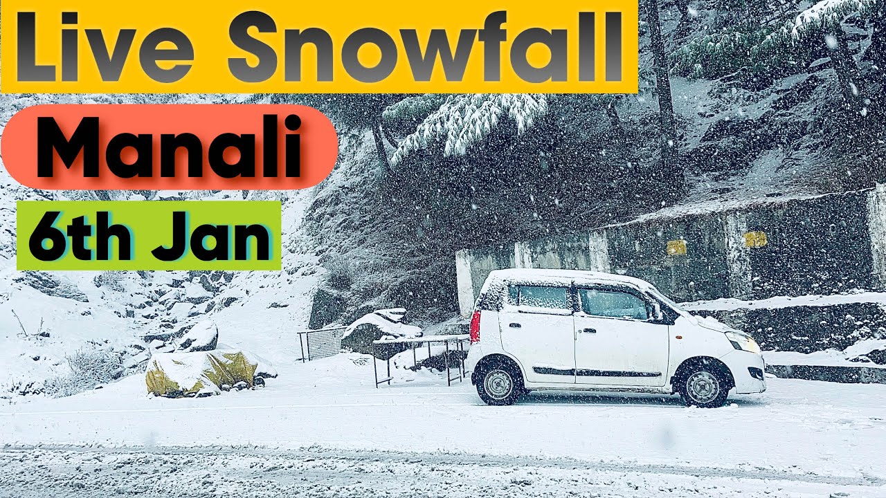 Snowfall Live in Manali , Atal Tunnel & Sissu | 