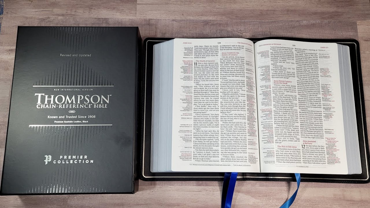 NIV Premier Collection Comfort Print Thompson Chain Reference Bible Review