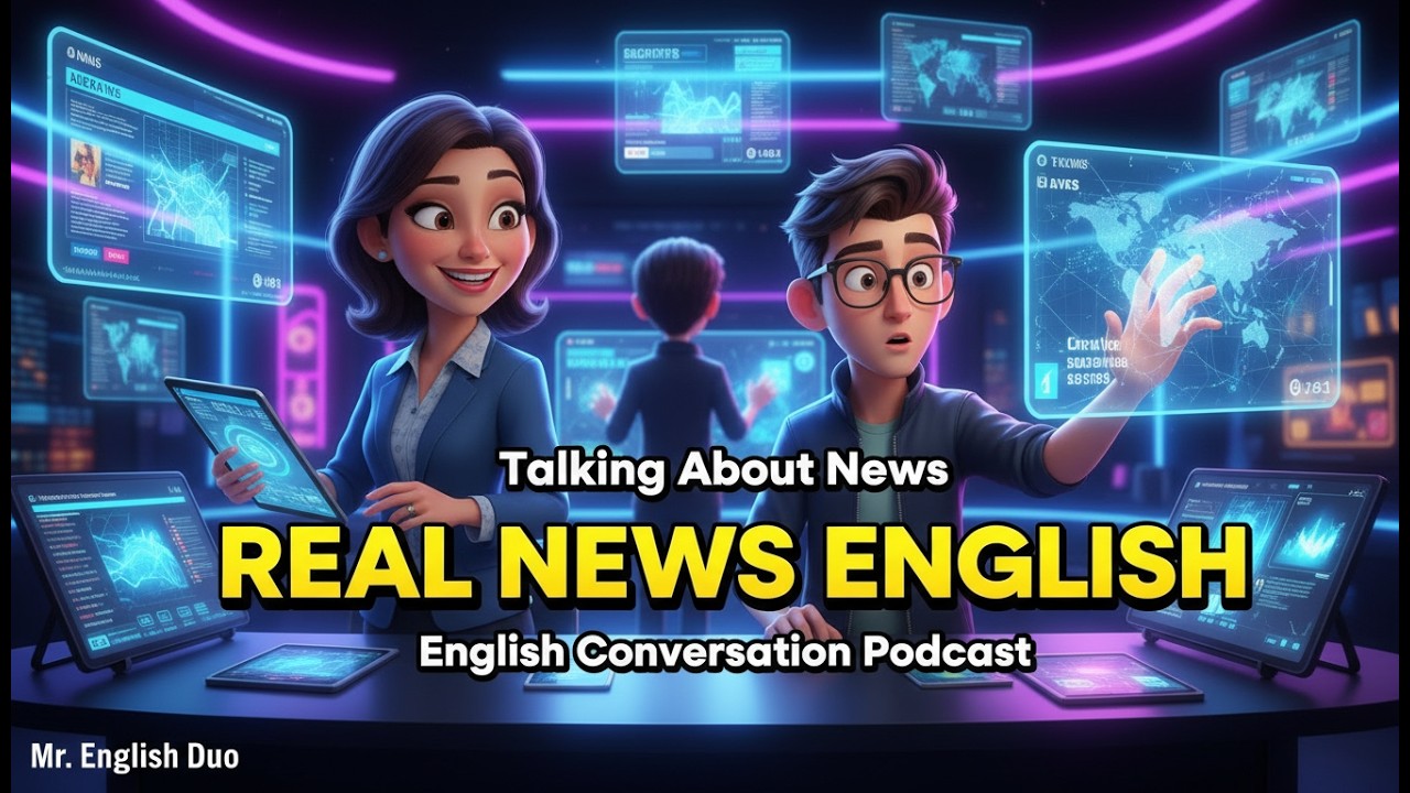 Talking About News in Real Life English | Daily News Conversation Practice for Beginners