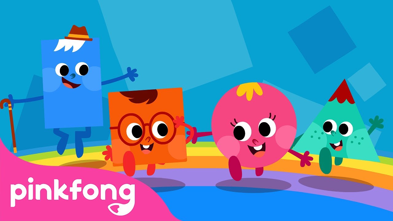 Les Amis Formes | Comptine &agrave; Apprendre les Formes | Pinkfong, B&eacute;b&eacute; Requin ! Chansons pour Enfants