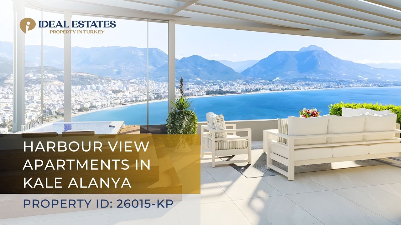 Luxury 2 Bedroom Harbour View Apartments for Sale in Kale Alanya. IDEAL ESTATES
