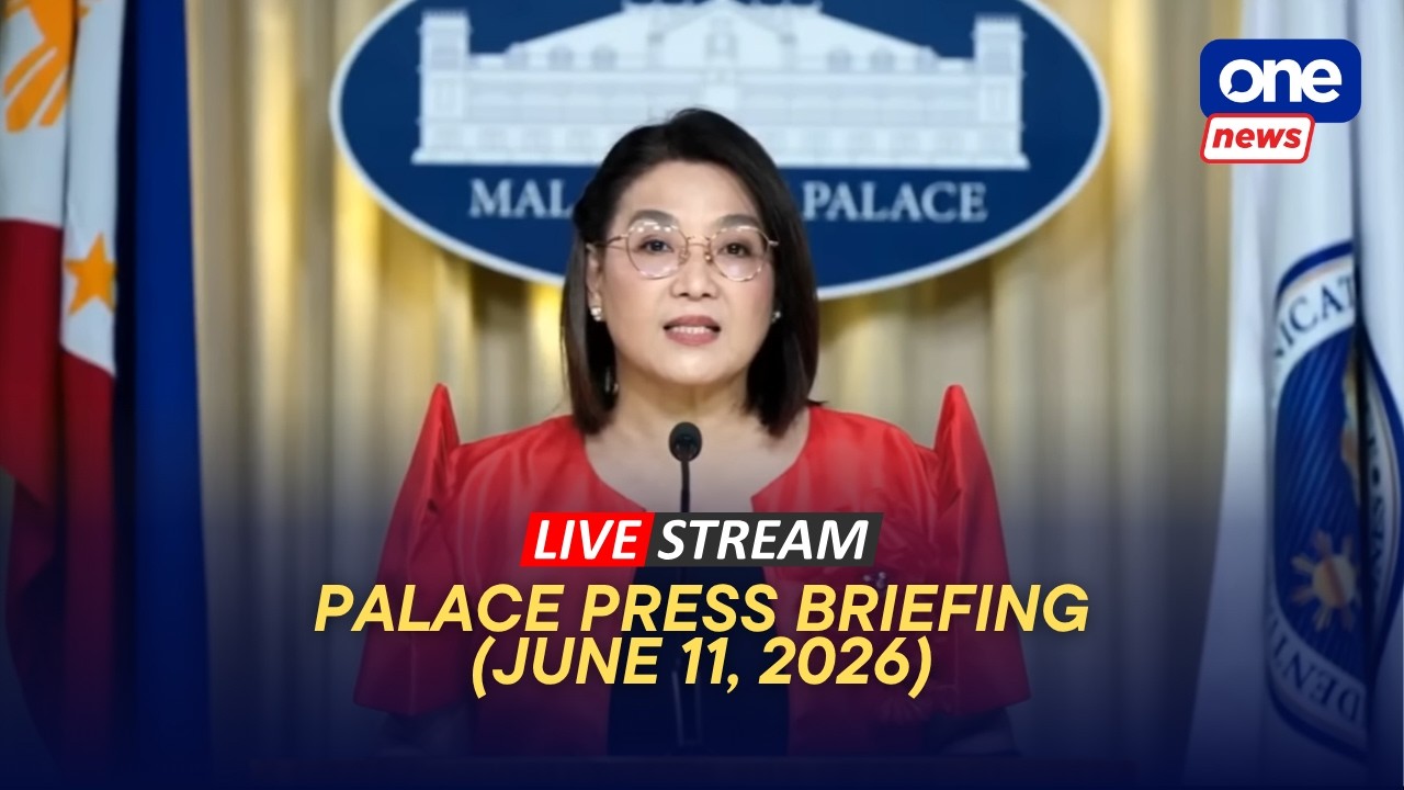 LIVE | Palace Press Officer Usec. Claire Castro holds press briefing (June 11, 2026)4 replies