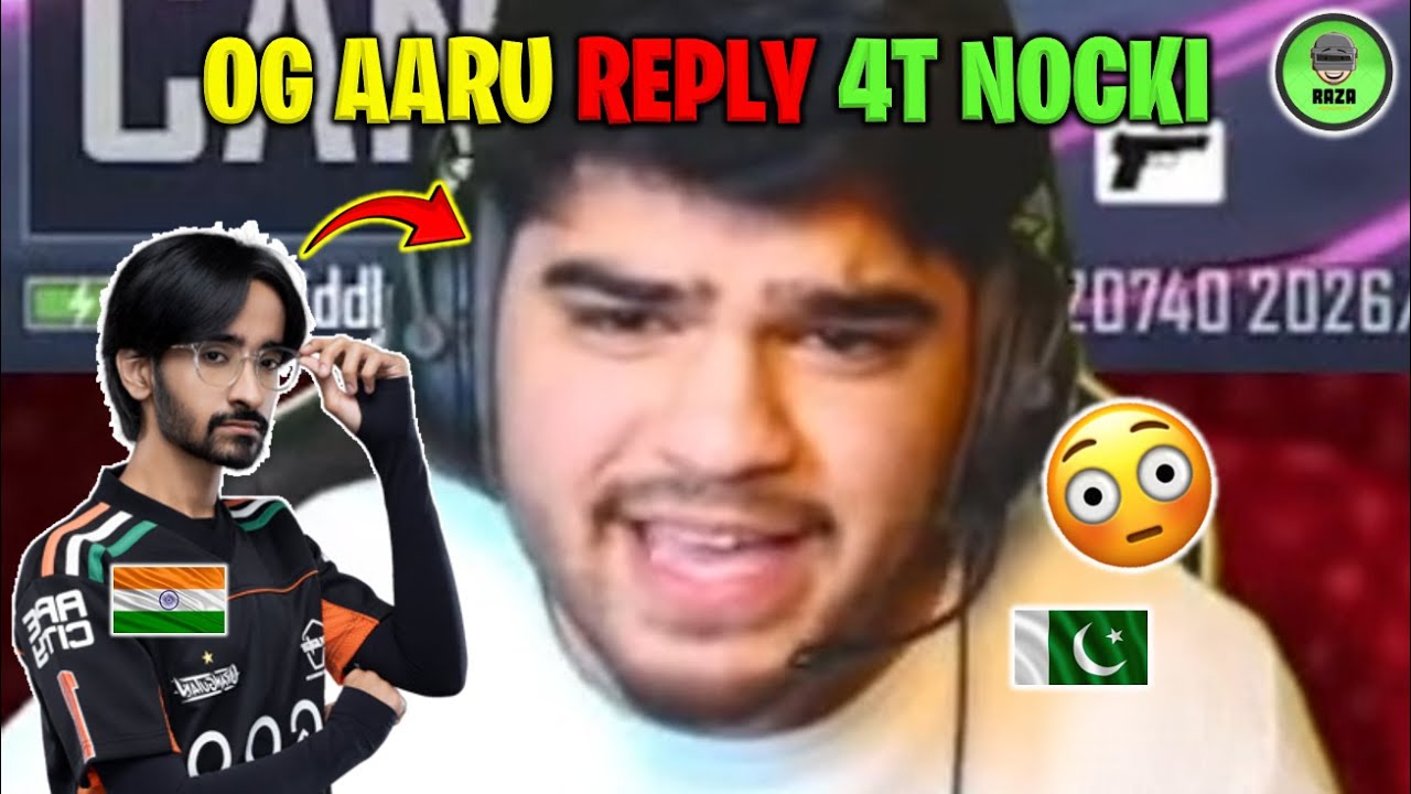 OG AARU REPLY 4T NOCKI 🧐 4T NOCKI ON INDIAN TEAMS PMGC RUN